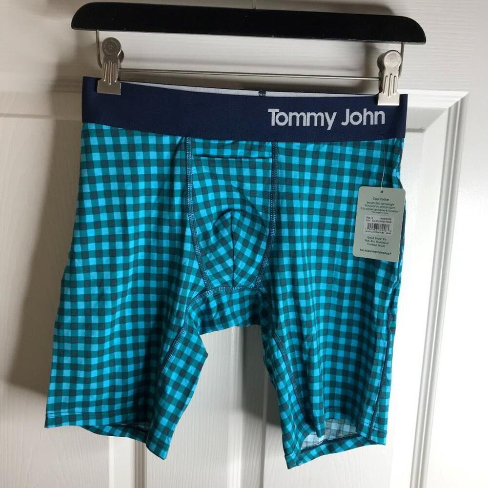 Tommy John Men's Cool Cotton 6" Boxer Briefs NEW ~ Size S